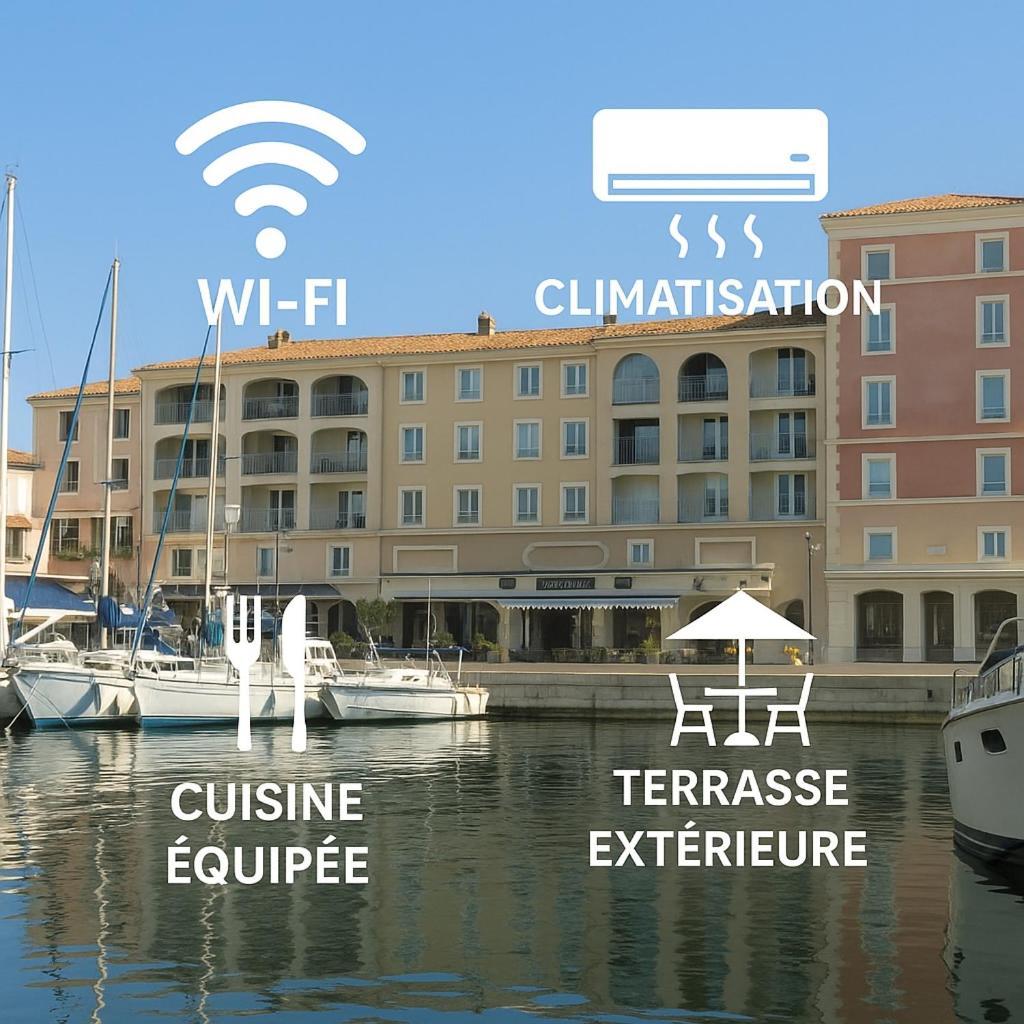 Appartement Les Terrasses Du Port Kültér fotó
